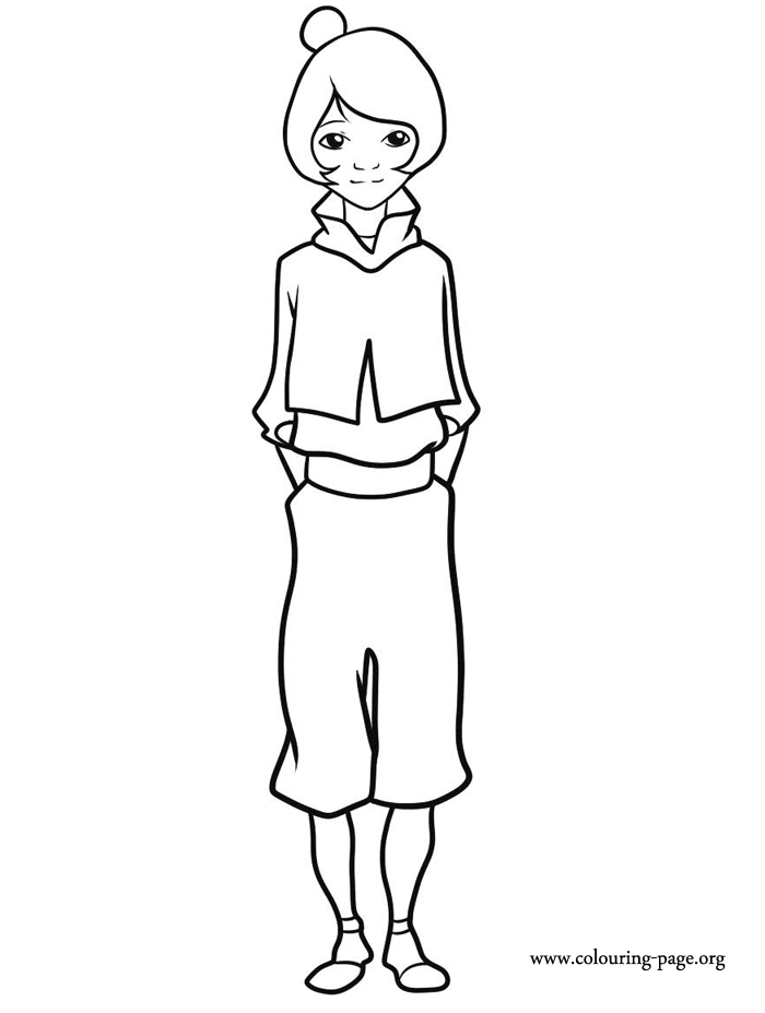 Jinora coloring page