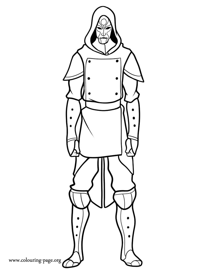 The Legend of Korra   Amon coloring page
