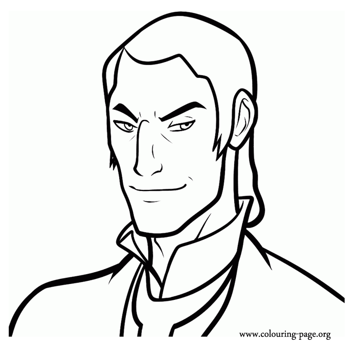 Tarrlok coloring page