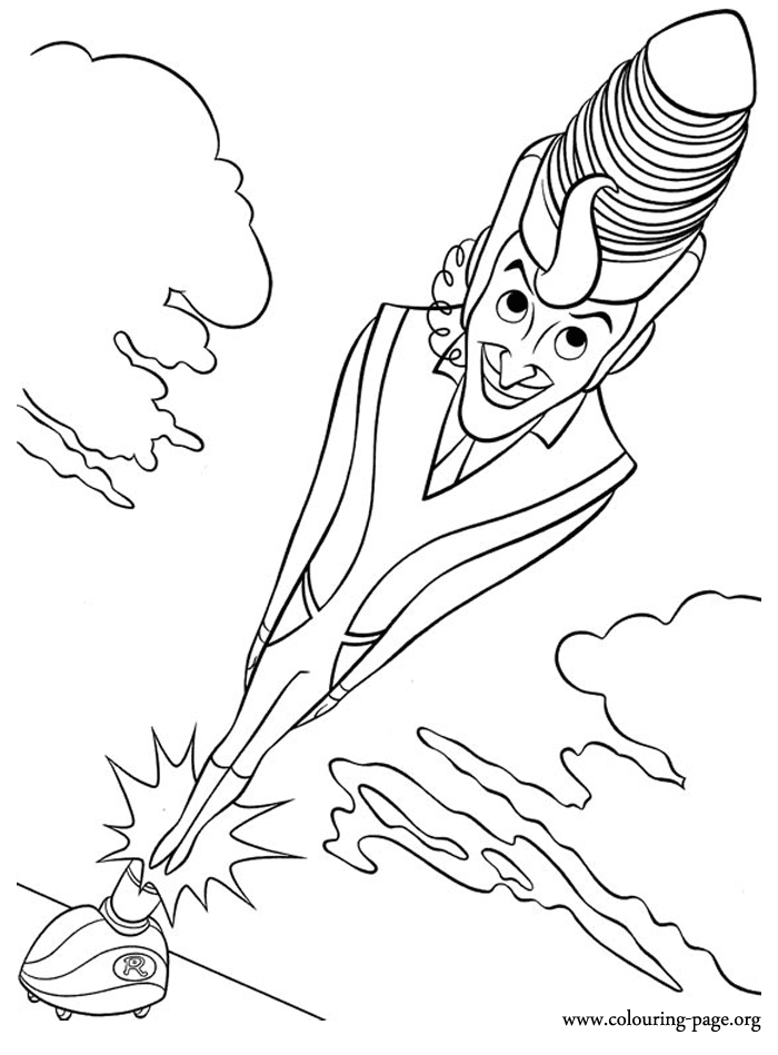 Uncle Gaston coloring page