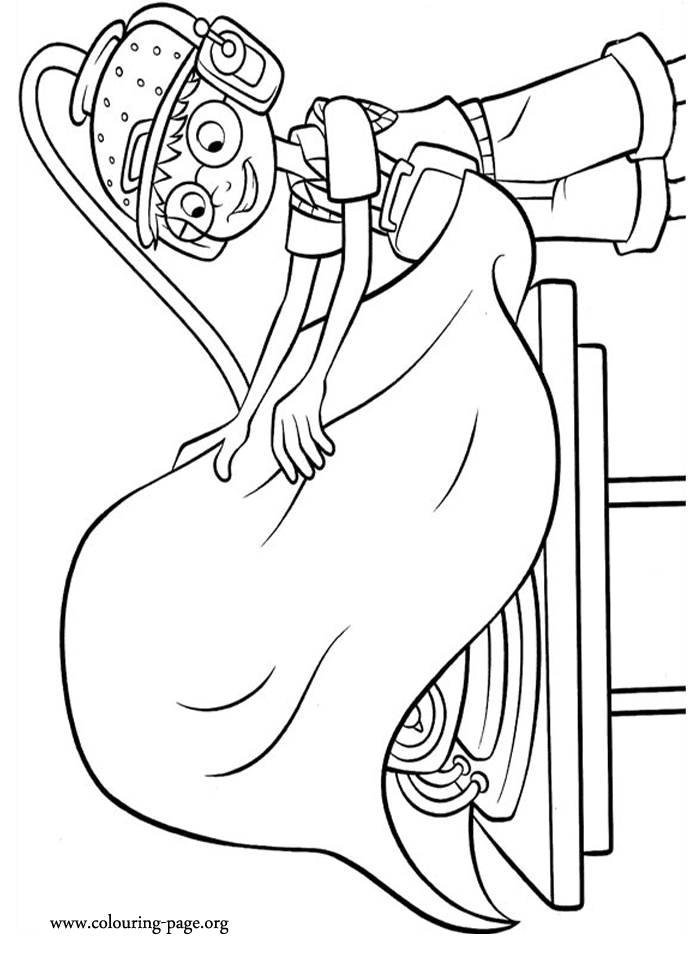 Lewis in the Science Fair coloring page