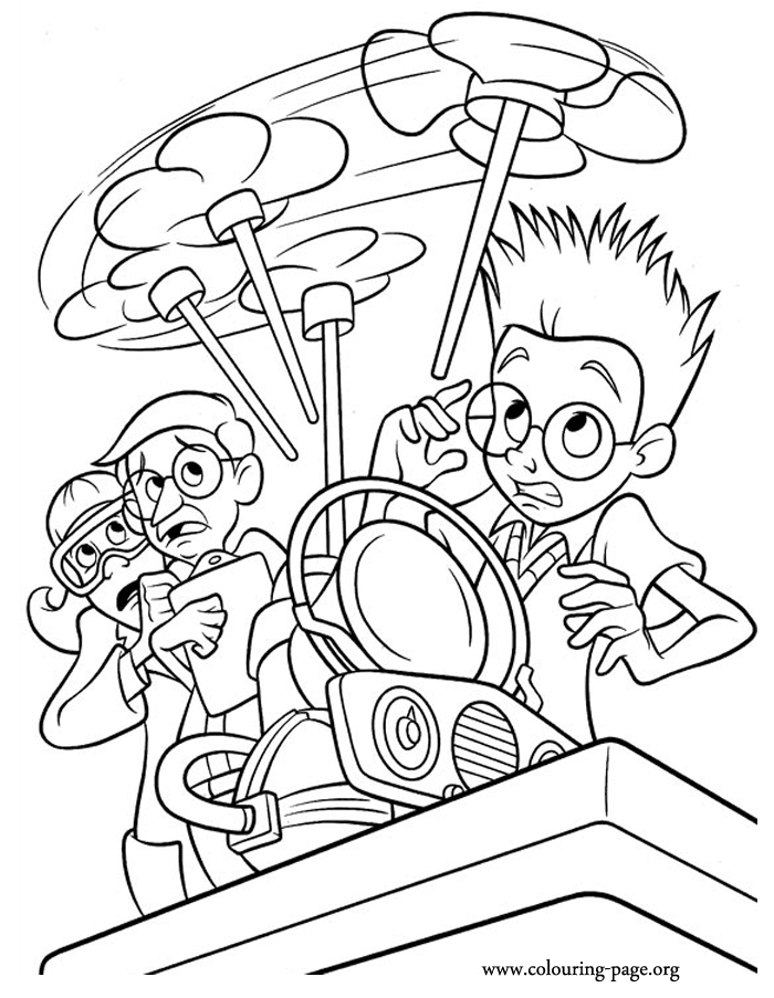 Memory Scanner malfunction printable coloring page