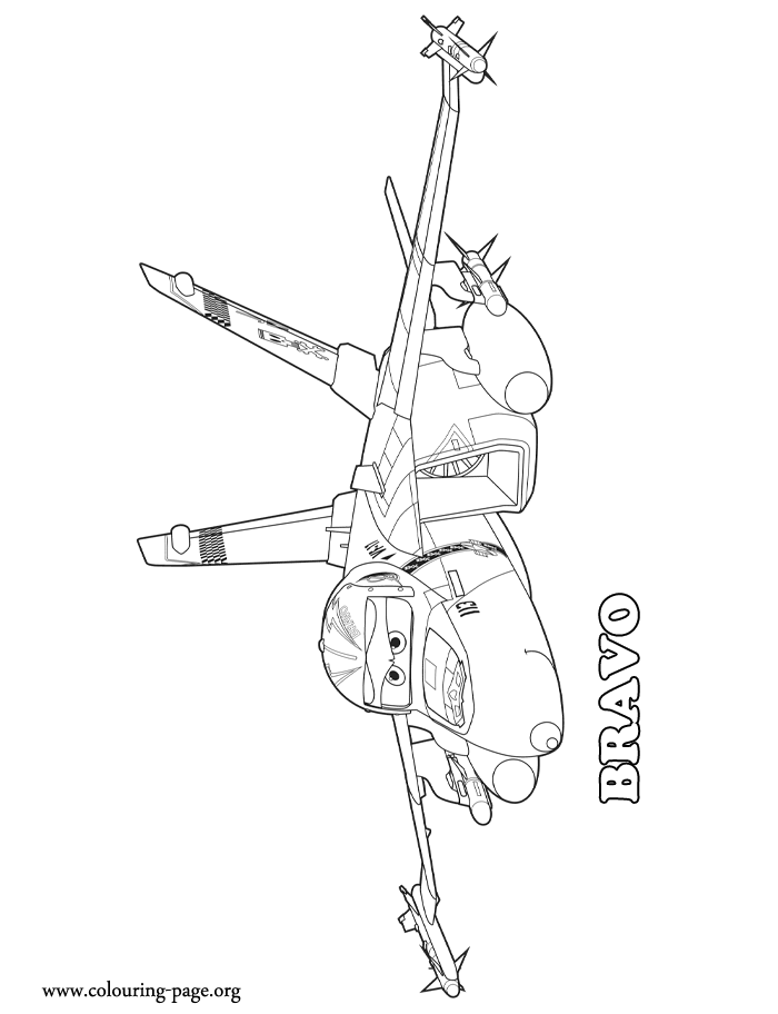 Bravo coloring page