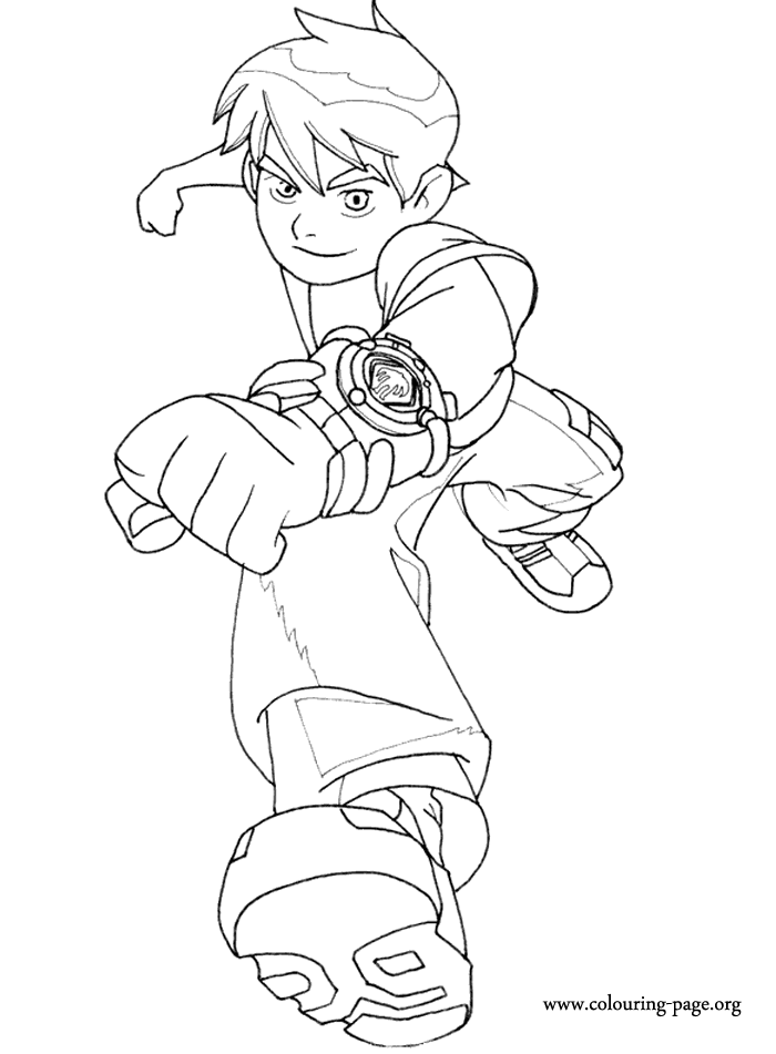 Ben 10 Coloring Page