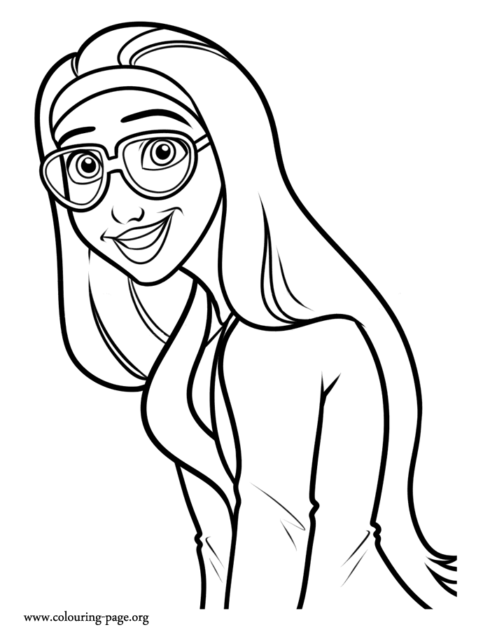 Honey Lemon coloring page