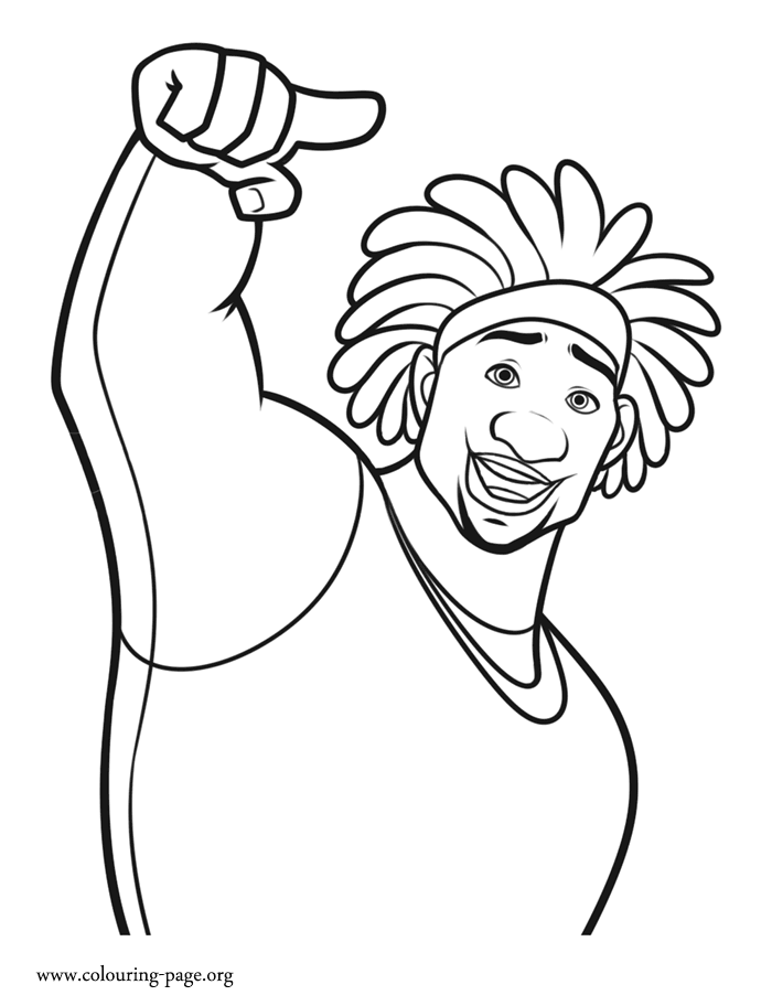 Big Hero 6 - Wasabi coloring page