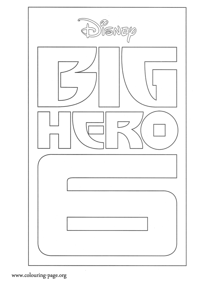 Big Hero 6 coloring page