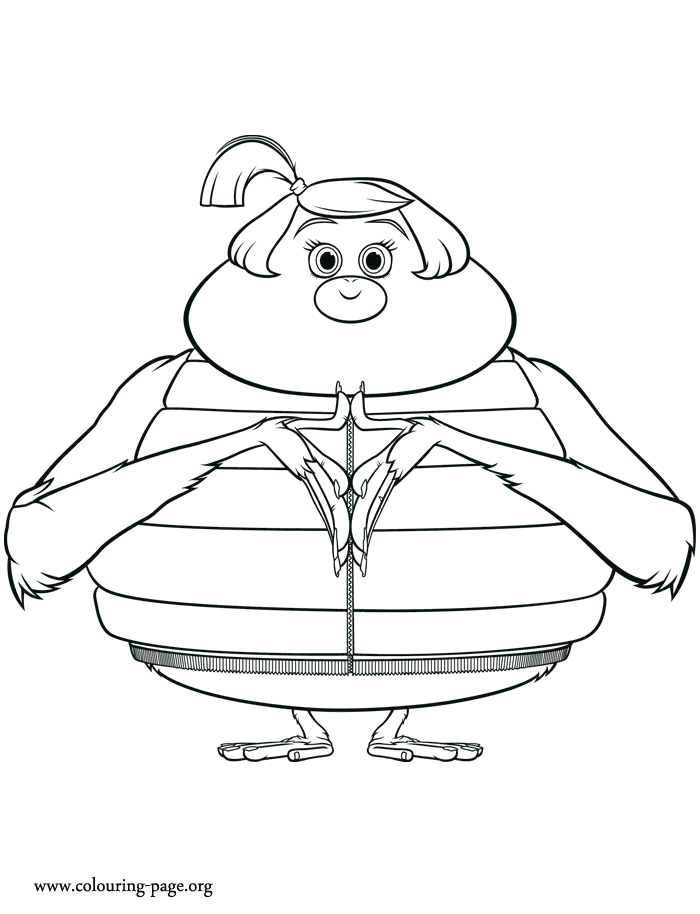 Barb coloring page