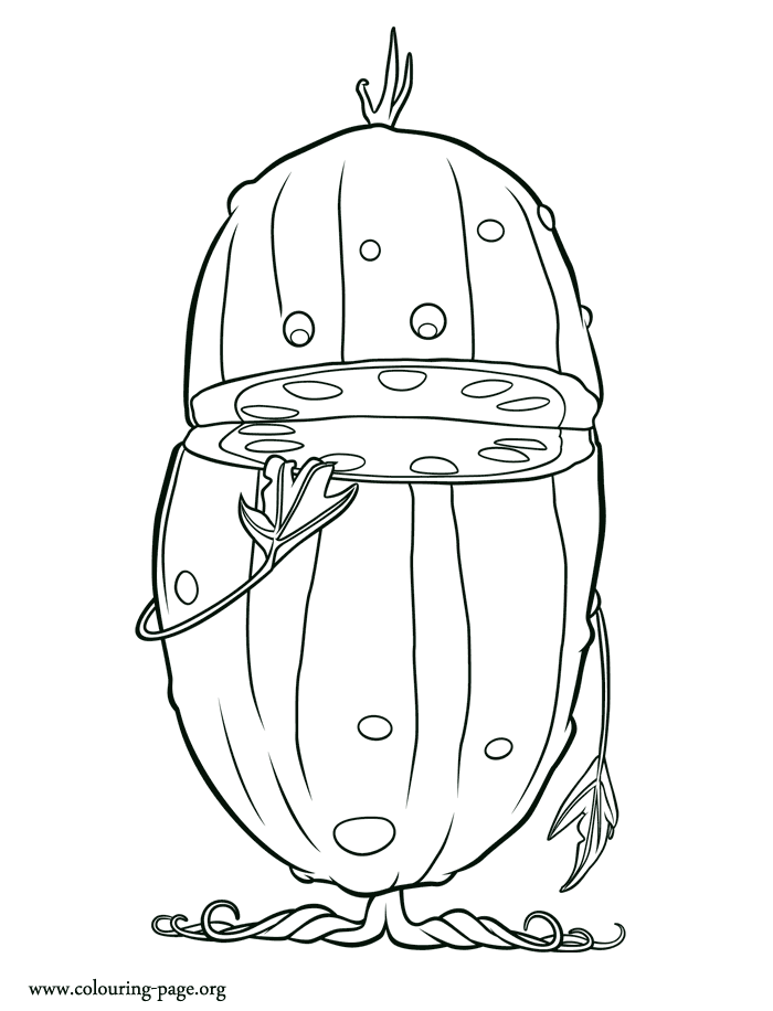 Dill, one of the Pickles coloring page