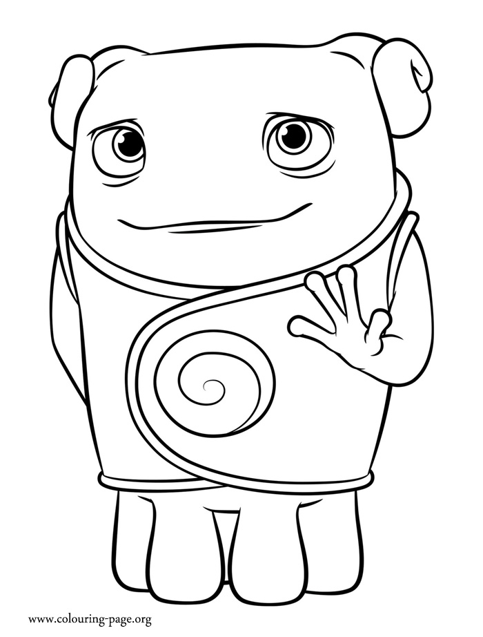 Oh, Tip's friend coloring page