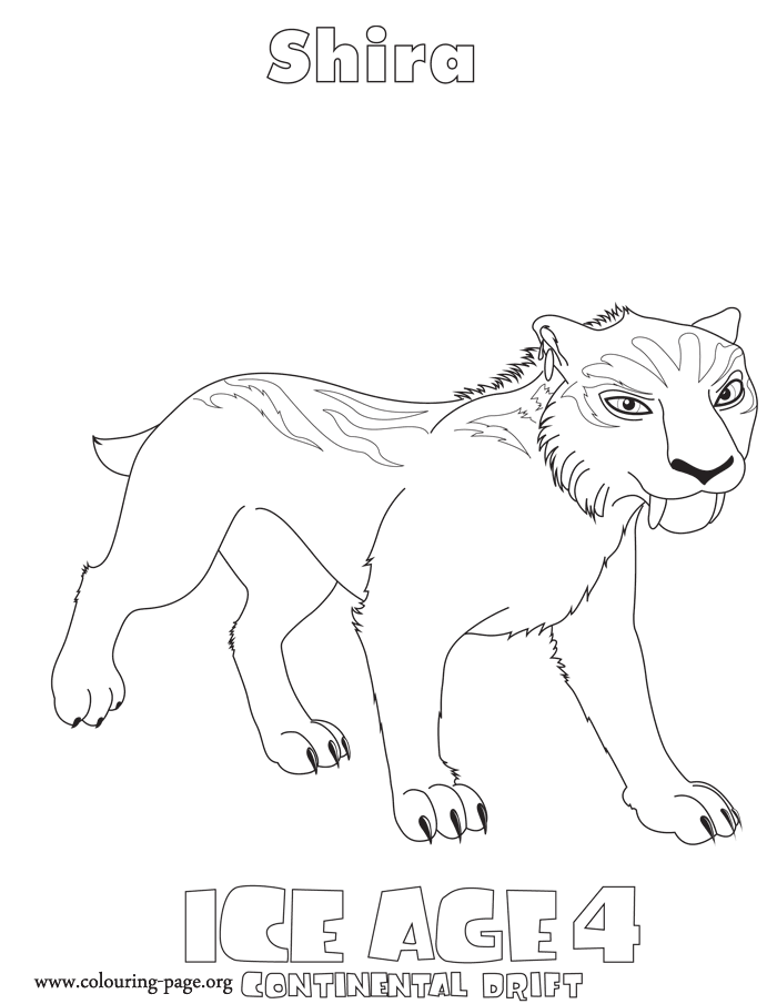 Shira coloring page