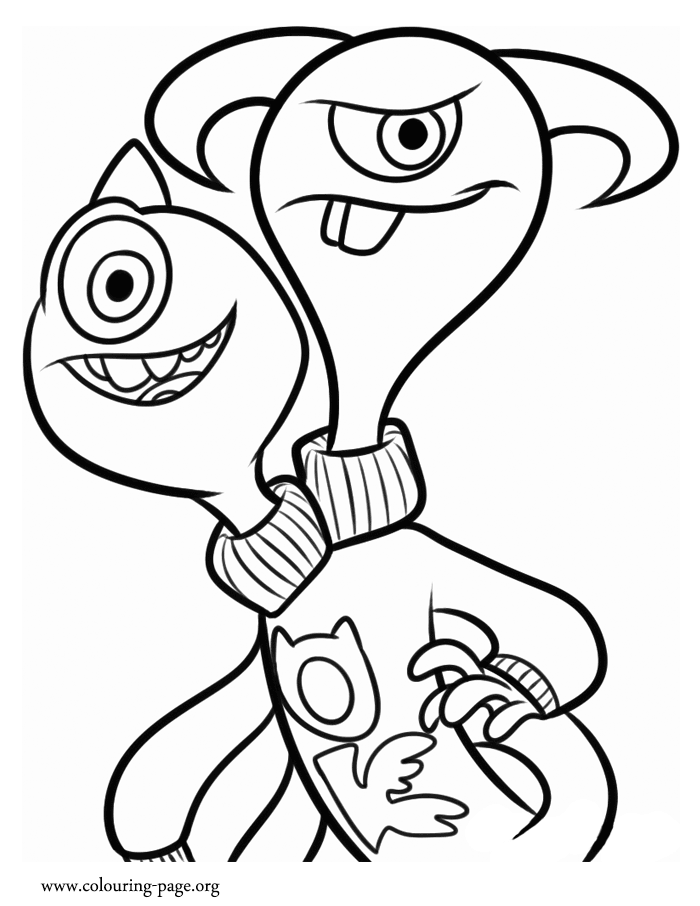 Terri and Terry Perry coloring page