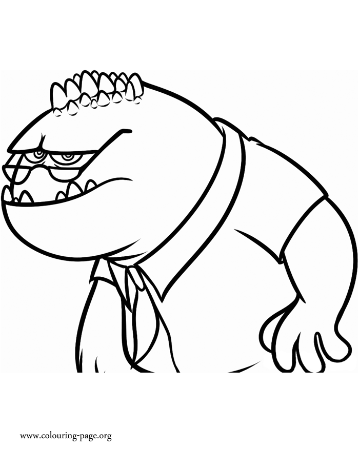 Professor Knight coloring page