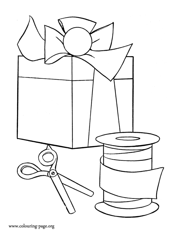 Mother's Day gift coloring page