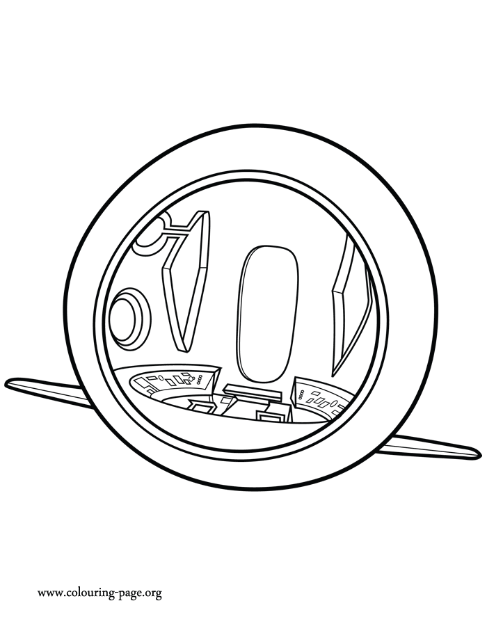WABAC machine coloring page