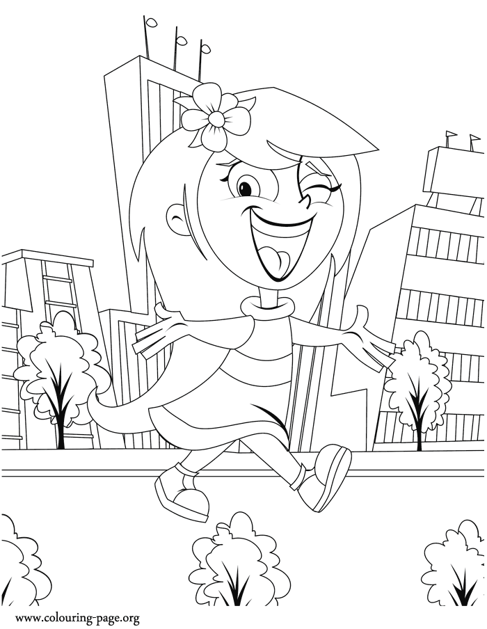 Nina coloring page