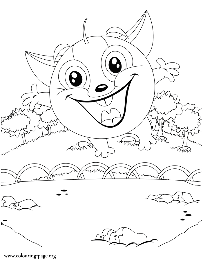 Guga Purple coloring page