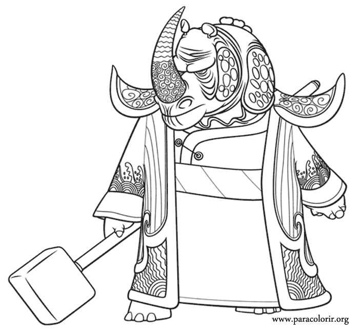 Free Coloring Pages Of Kung Fu Panda 2025 