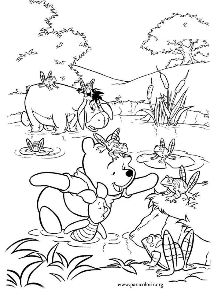 Winnie the Pooh, Piglet and Eeyore