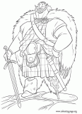 King Fergus coloring page