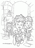 Harris, Hubert and Hamish - Brave movie coloring page