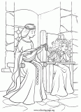 Merida and her mother Elinor coloring page