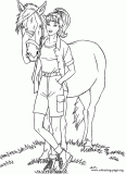 Barbie and Tawny Coloring Page coloring page