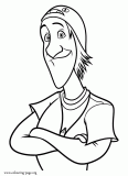 Fred coloring page