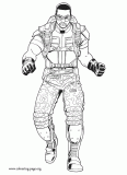 Sam Wilson, an ex-military officer coloring page