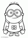 Minion coloring page