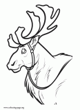 Sven coloring page