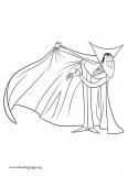 Dracula coloring page