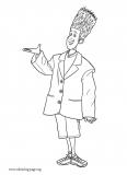 Johnnystein coloring page