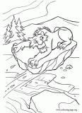 Diego afraid of water coloring page