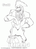 Captain Gutt coloring page