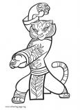 Master Tigress coloring page