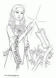 Princess Aurora coloring page