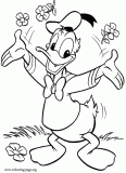 Donald Duck coloring page