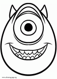 Mike Wazowski coloring page