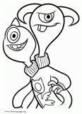Terri and Terry Perry coloring page