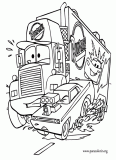 Truck Mack coloring page