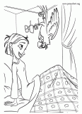 Linda and Blu coloring page