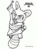 Master Shifu - Kung Fu Panda 2 coloring page