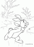 Rabbit coloring page