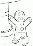 The Gingerbread Man coloring page