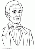 Abraham Lincoln elected president in 1861 coloring page