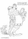 Nigel coloring page