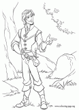 Flynn Ryder coloring page