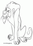 Scar coloring page