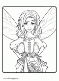 Zarina coloring page